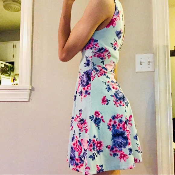 floral cotton skater dress - Picture 7 of 7